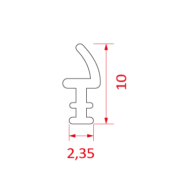 Guarnição em Borracha GUA 419