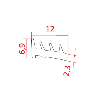 Guarnição em Borracha GUA 259