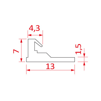 Guarnição em Borracha GUA 367