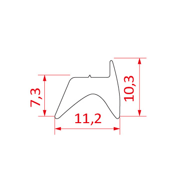 Guarnição em Borracha GUA 827