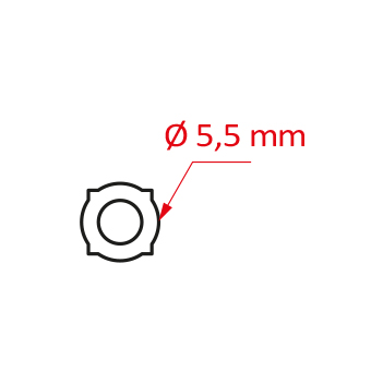 Cordão 5mm Estriado - Guarnição em Borracha  - Icilegel 