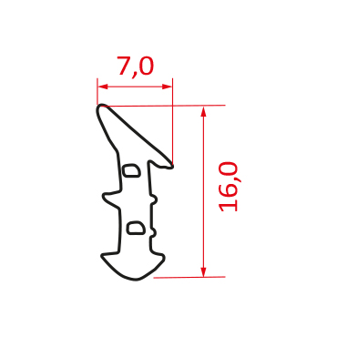 Guarnição em Borracha GUA 378