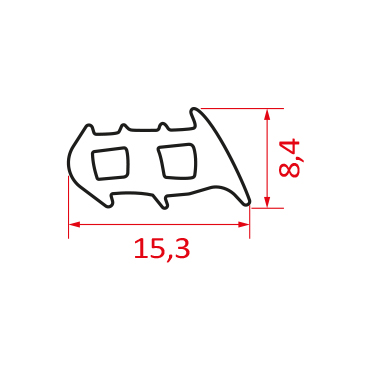Guarnição em Borracha GUA 379