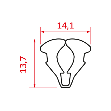 Guarnição em Borracha GUA 384 U