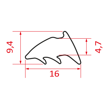 Guarnição em Borracha GUA 412